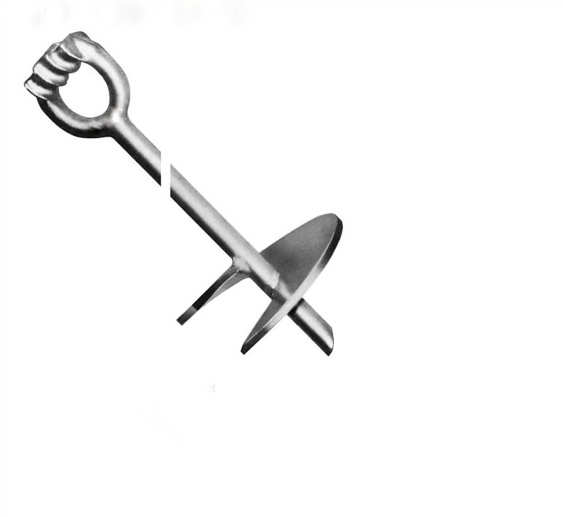 Heavy Duty 11/4” x 66” with 10” Helix “Galvanized” Screw Anchor Milspec Earth Anchors Ground